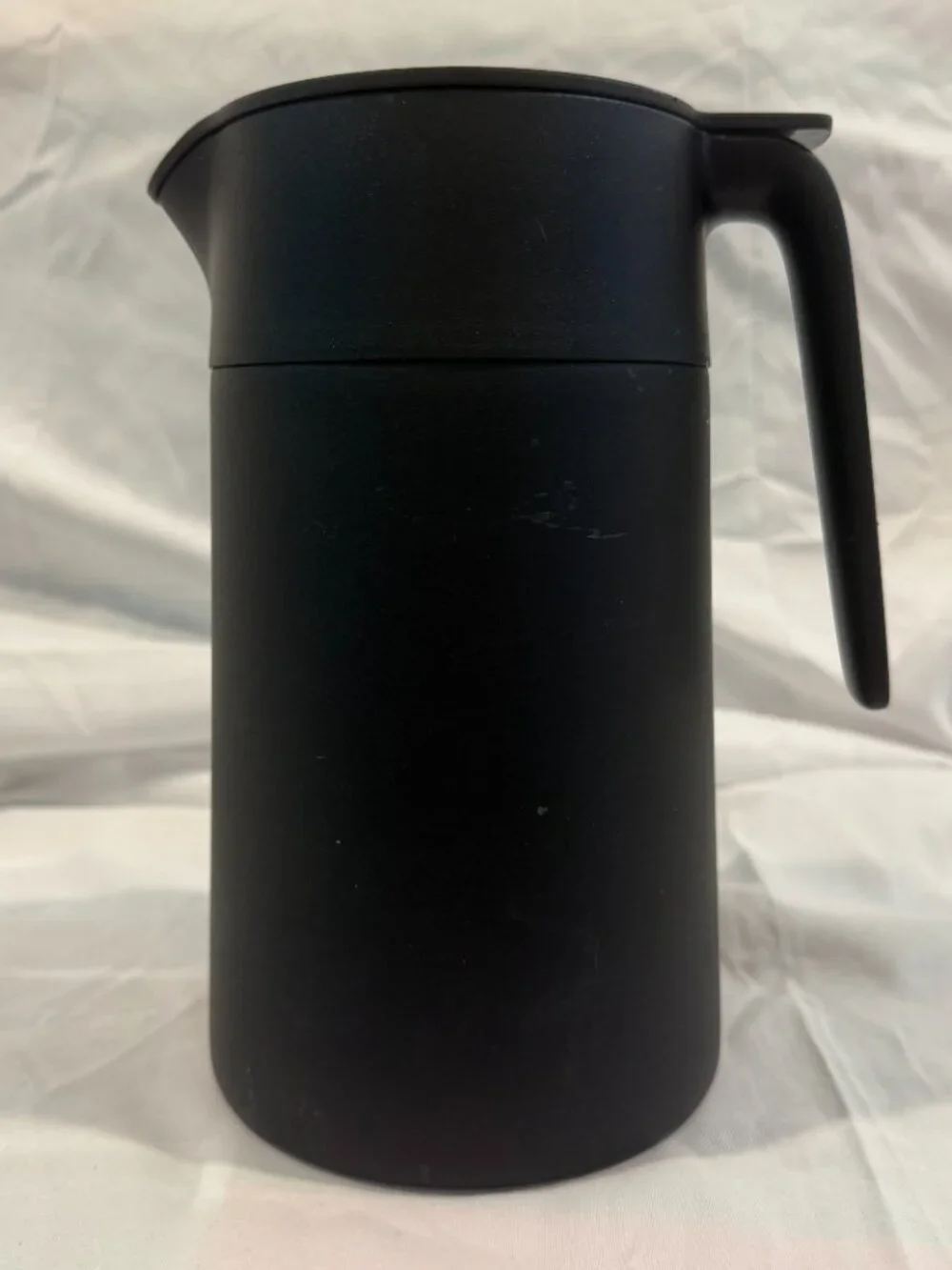 IKEA Black Vacuum Thermos Carafe Beverage Coffee Pot Glass-Lined Insulated